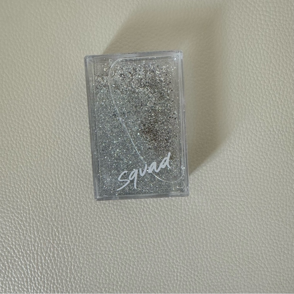 Silver Glitter Polaroid Picture Frame